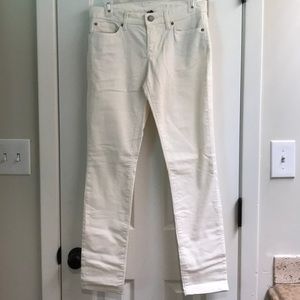 GAP Ivory Corduroy Skinny Pants
